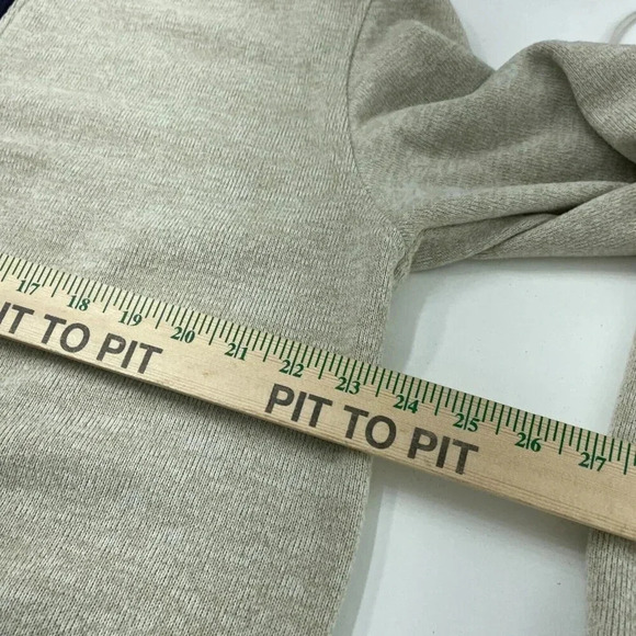 Izod Advantage performance 1/4 Zip Sweatshirt Mens XL Beige 4082 - Picture 6 of 7